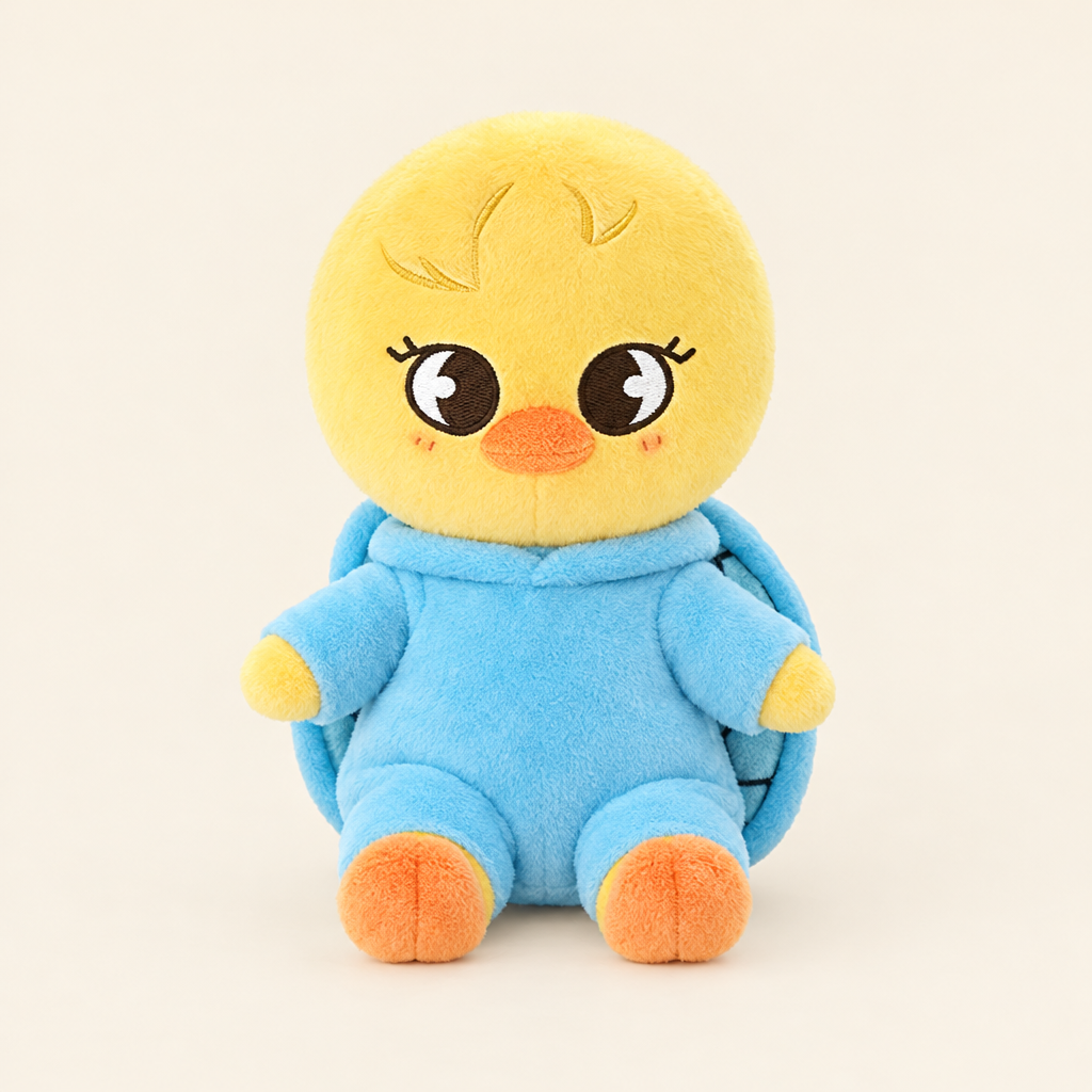 Turtle Shell Pajama Onesie – Blue – for 10cm Plush