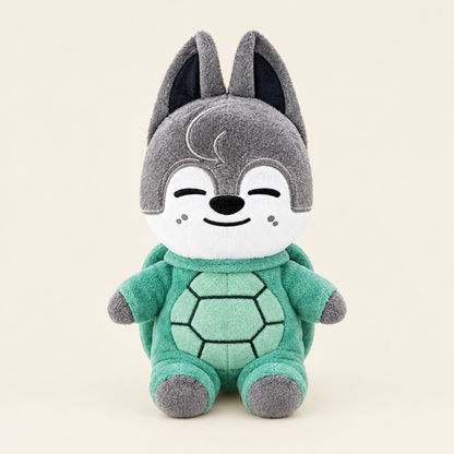 Turtle Shell Pajama Onesie – Green – for 10cm Plush