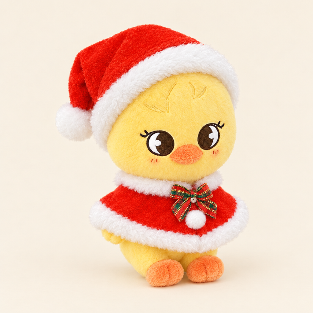 Santa Cape & Hat for 10cm Plush