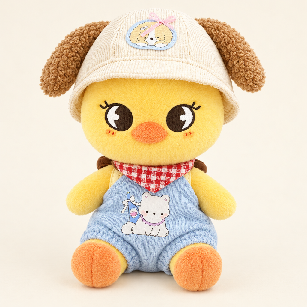 Puppy Bucket Hat Set for 10cm Plush
