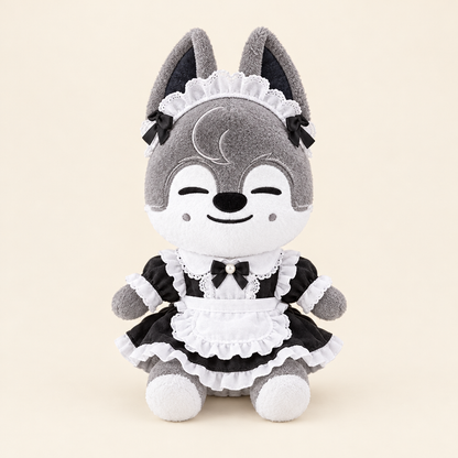 20cm Plush Dressing - Lolita Dress - Black Maid