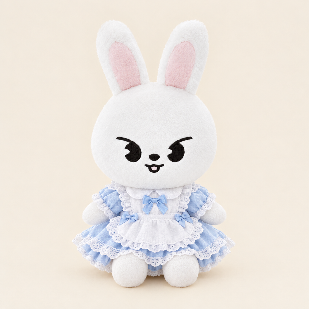 Lolita Dress – Blue Apron – for 20cm Plush