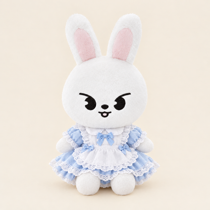 Lolita Dress – Blue Apron – for 20cm Plush