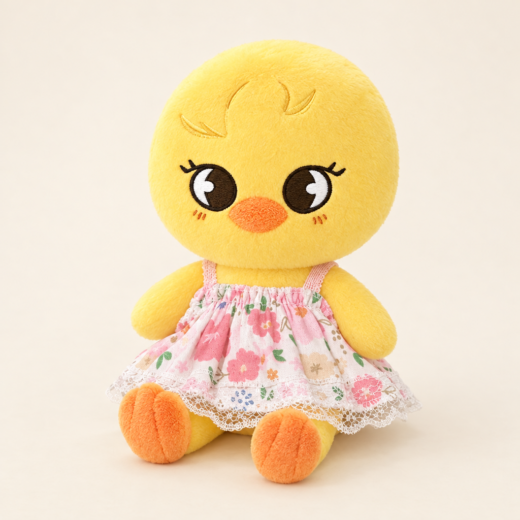 Floral Sundress for 20cm Plush