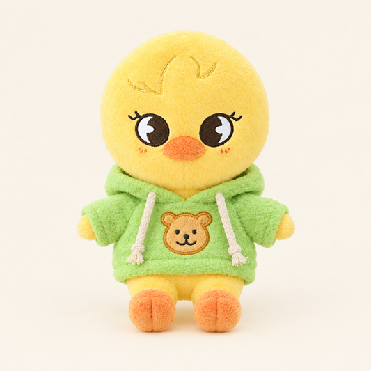 Pullover Hoodie – Lime – for 20cm Plush