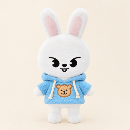 20cm Plush Dressing - Pullover Hoodie - Blue