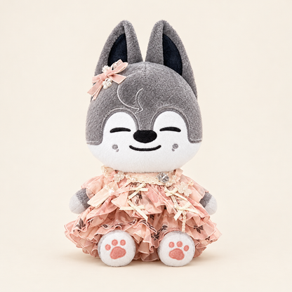 Everyday Outfit Set – Peach Ruffle – for 20cm Plush
