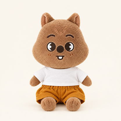 20cm Plush Dressing - Elastic Shorts - Mustard