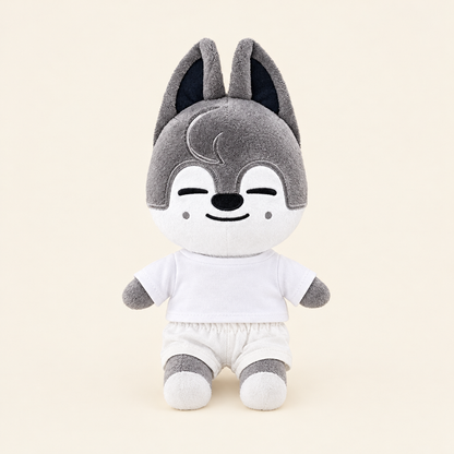 20cm Plush Dressing - Elastic Shorts - White