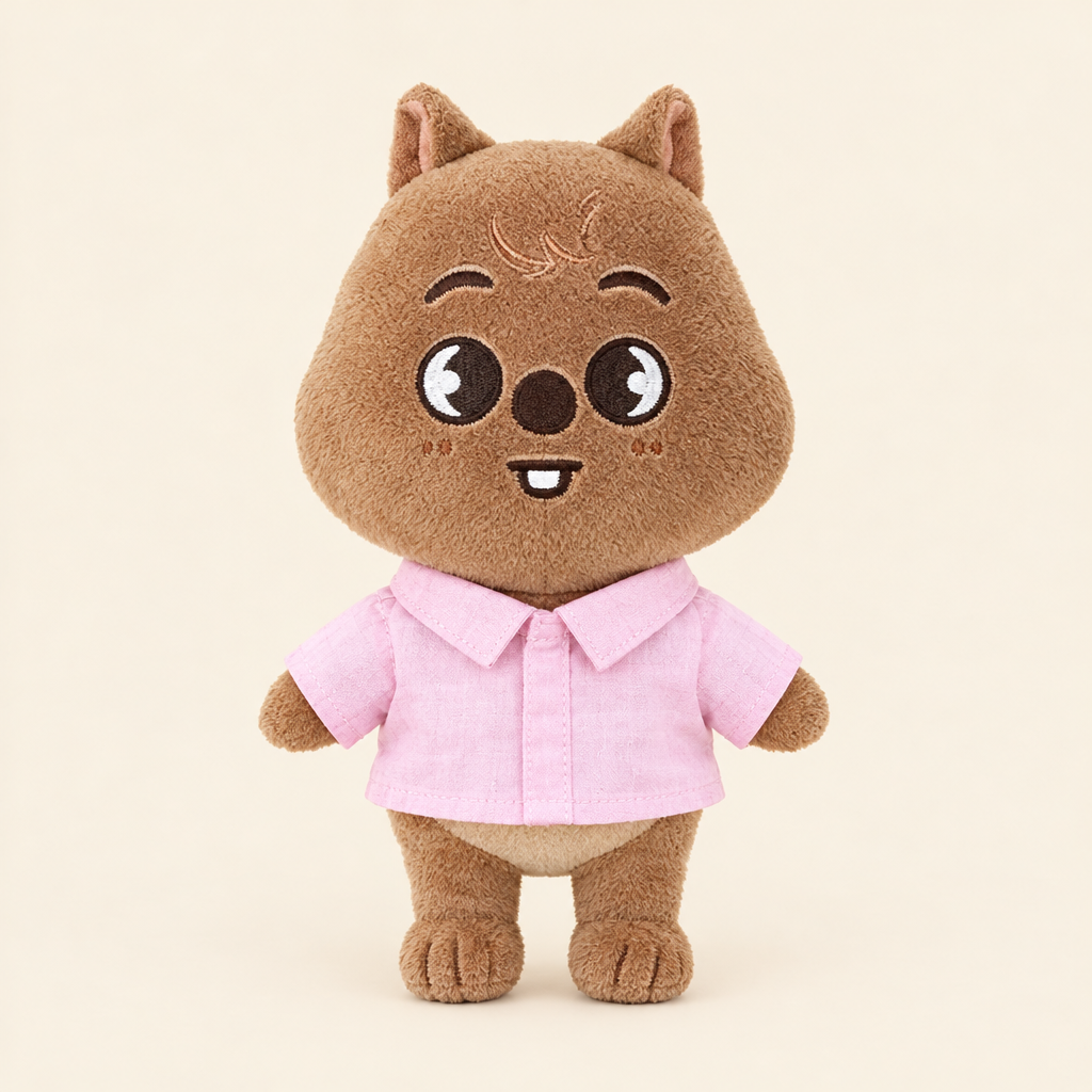 Collared Shirt – Pink – for 20cm Plush