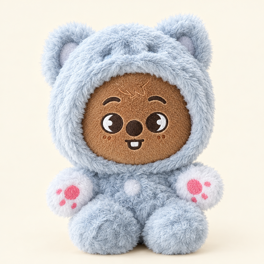Hooded Animal Onesie for 20cm Plush