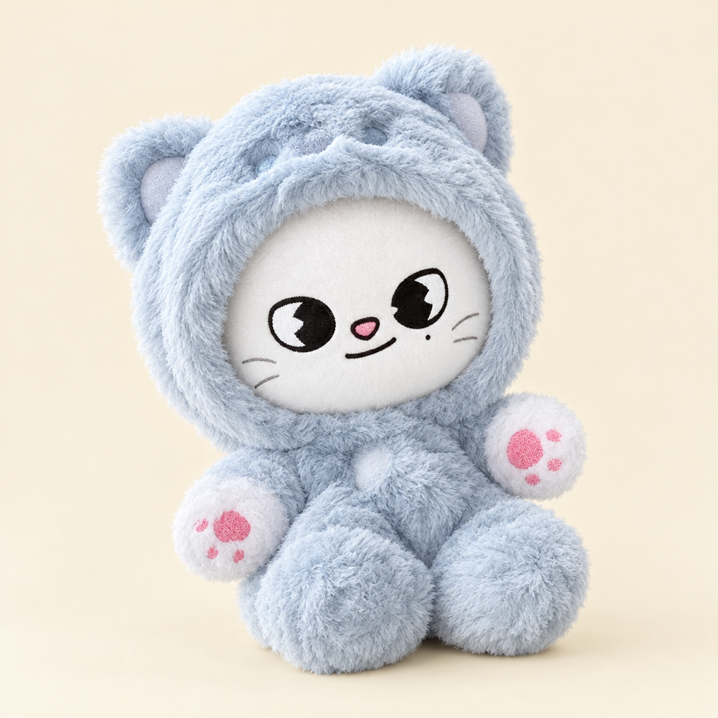 Hooded Animal Onesie for 20cm Plush