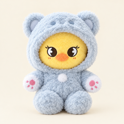 20cm Plush Dressing - Hooded Animal Onesie