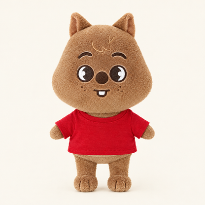 Basic T-Shirt – Red – for 20cm Plush