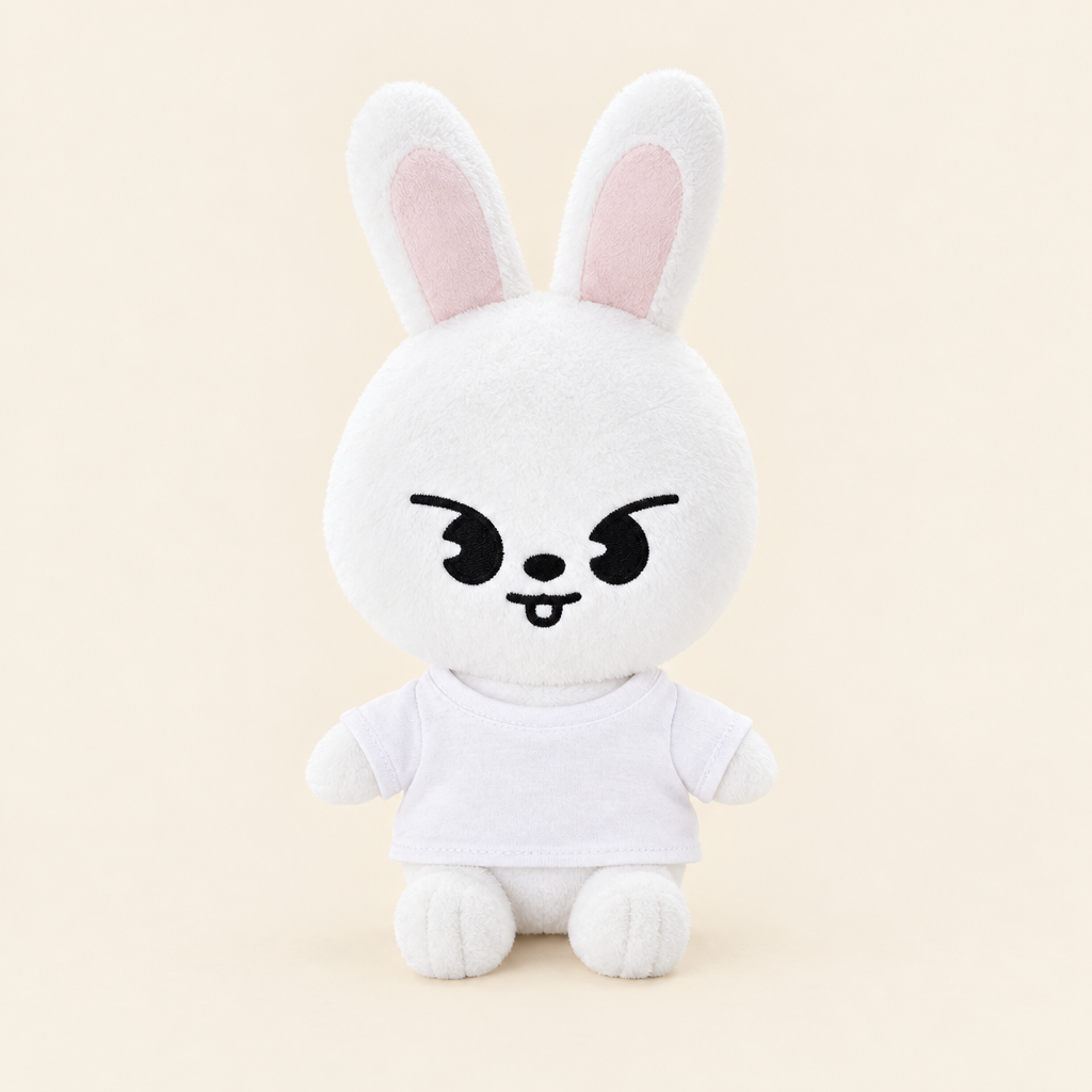 Basic T-Shirt – White – for 20cm Plush