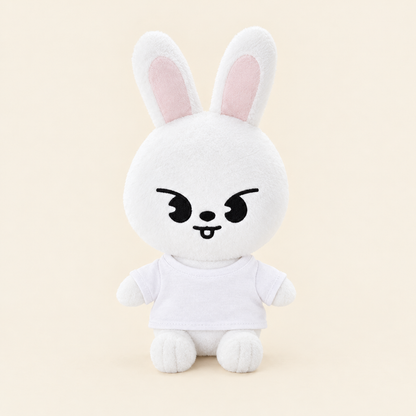 Basic T-Shirt – White – for 20cm Plush