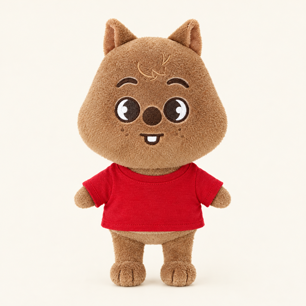 20cm Plush Dressing - Basic T-Shirt - Red