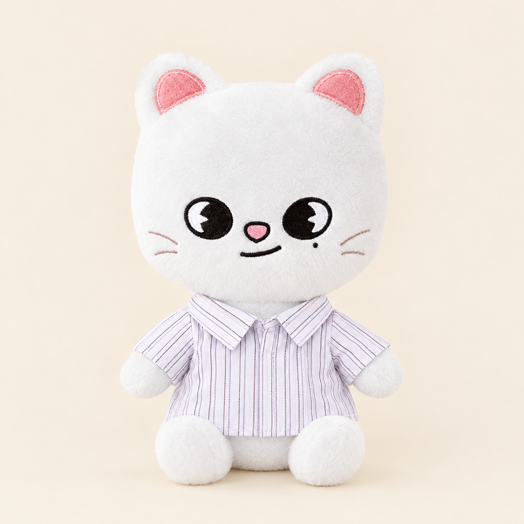 Collared Shirt – Pinstripe – for 20cm Plush