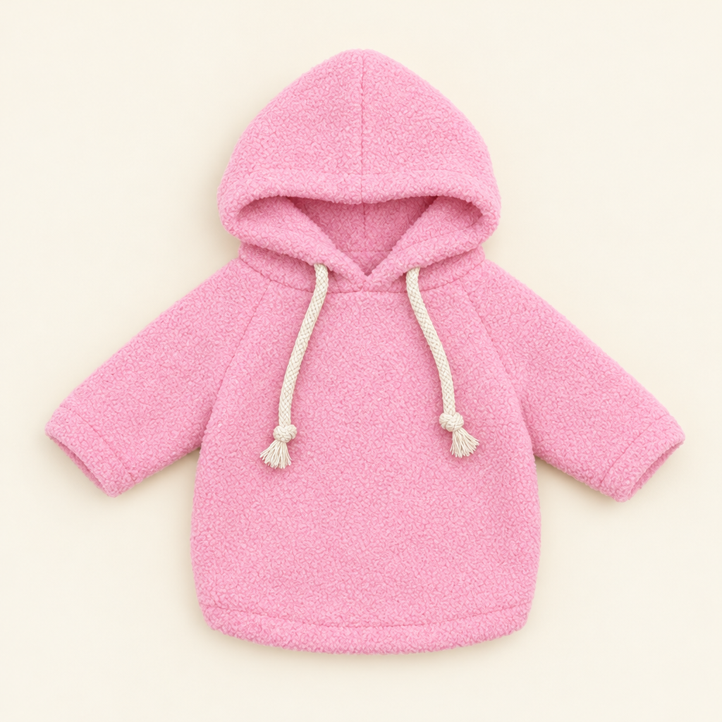 Teddy Hoodie – Pink – for 30cm Plush