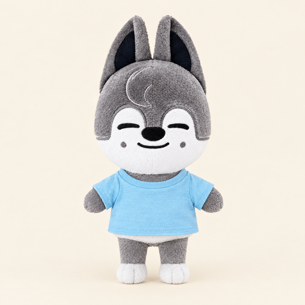 Basic T-Shirt – Light Blue – for 20cm Plush