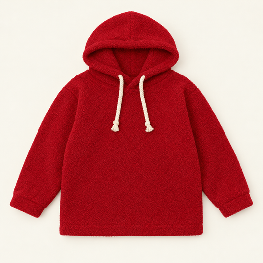 Teddy Hoodie – Red – for 30cm Plush