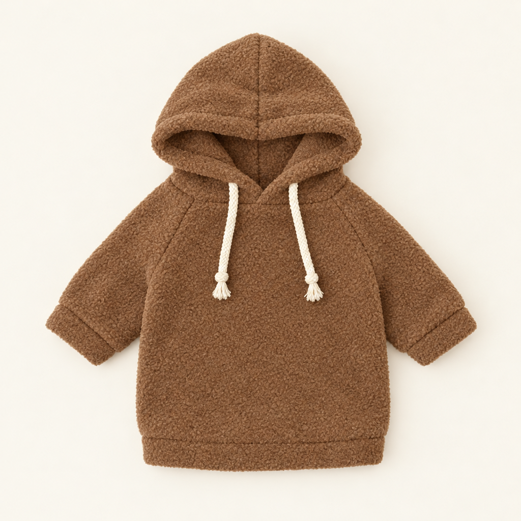 Teddy Hoodie – Brown – for 30cm Plush