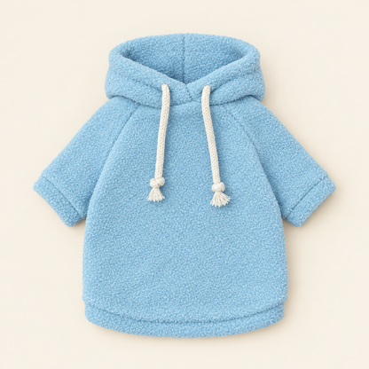 Teddy Hoodie – Light Blue – for 30cm Plush