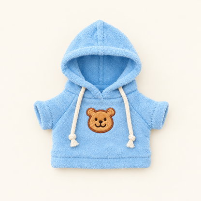 Teddy Sweater & Hoodie – Blue Bear Hoodie – for 30cm Plush