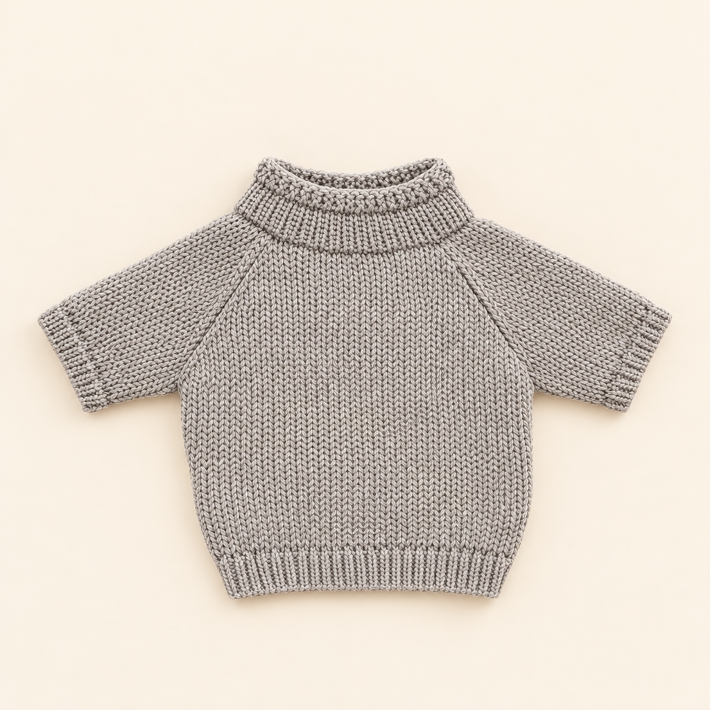 Teddy Striped Sweater – Grey – for 30cm Plush