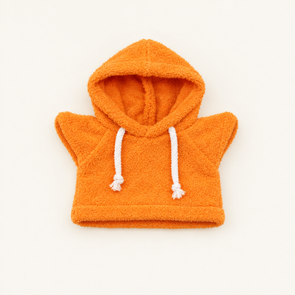 Teddy Hooded Sweatshirt – Orange – for 30cm Plush