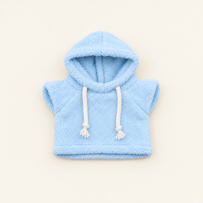 Teddy Hooded Sweatshirt – Light Blue – for 30cm Plush