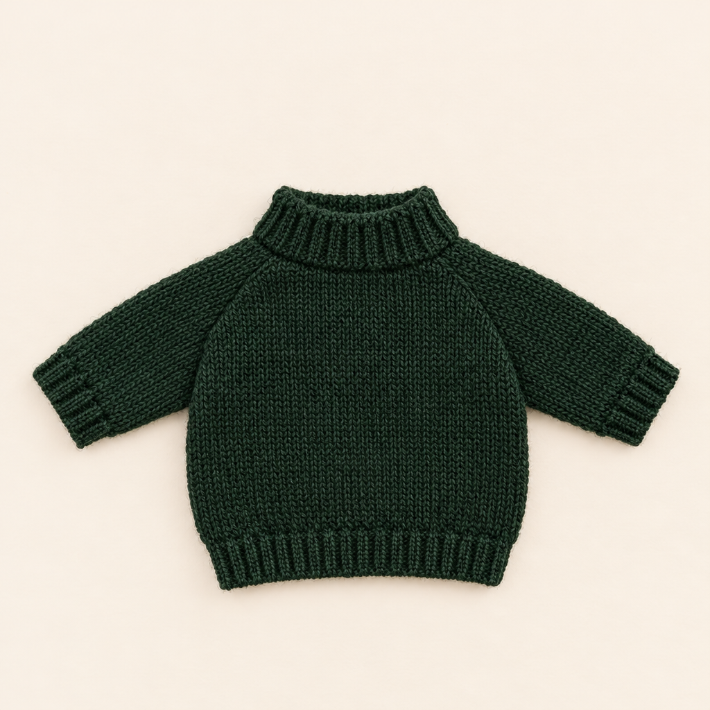 Teddy Striped Sweater – Green – for 30cm Plush