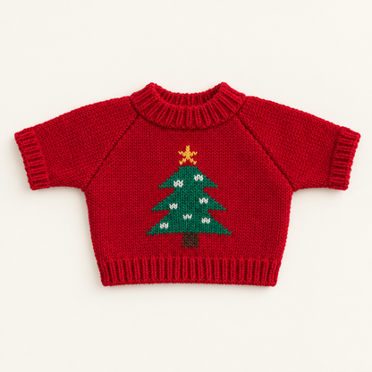 Teddy Christmas Sweater – Christmas Tree – for 30cm Plush