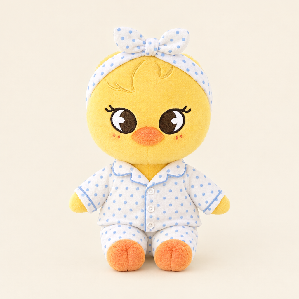 Sweet Outfit Set – Polka Pajamas – for 10cm Plush