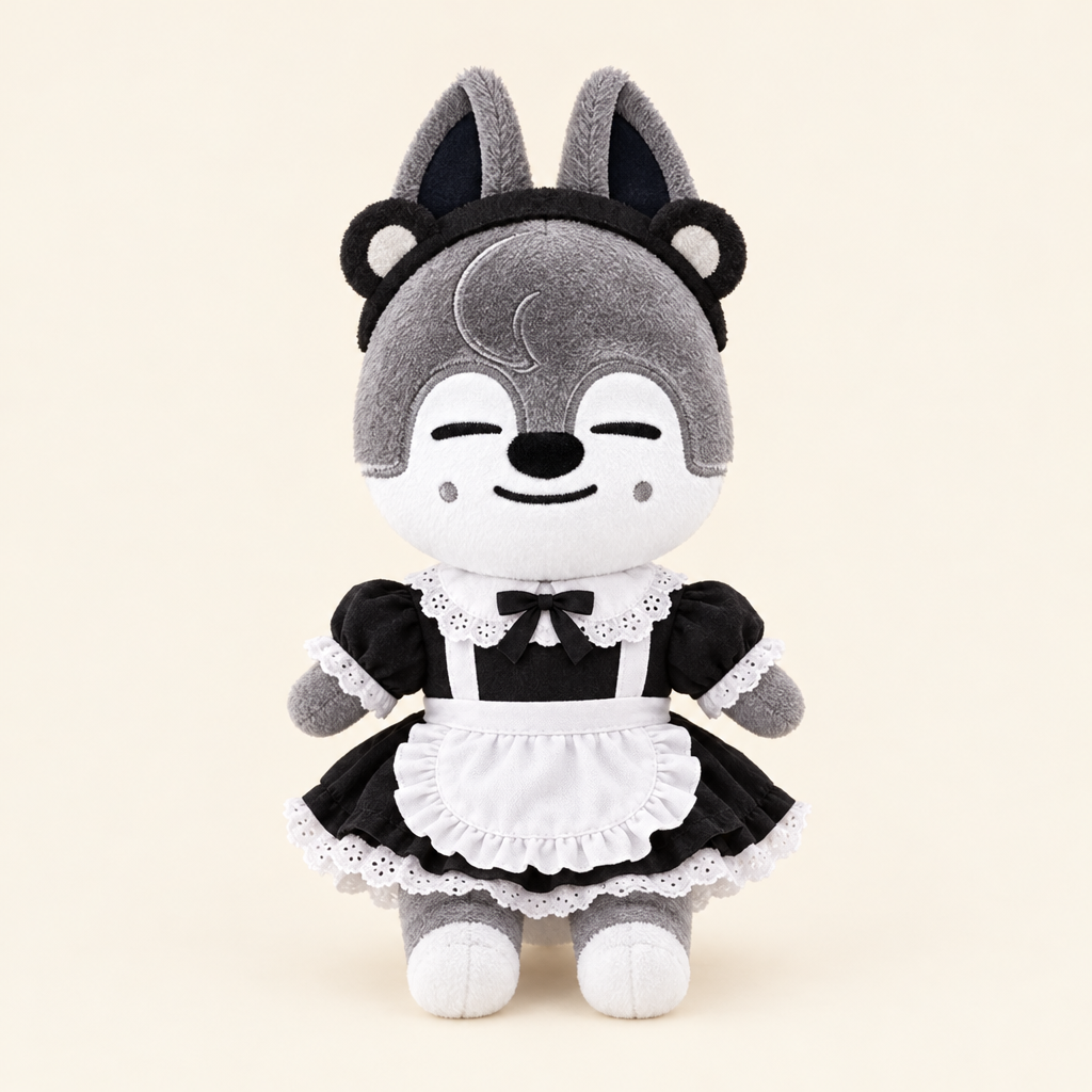 Sweet Outfit Set – Maid Dress – for 10cm Plush