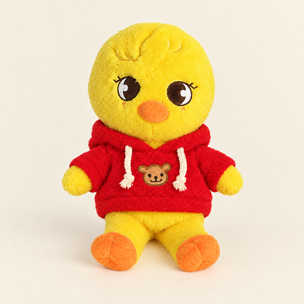 Teddy Bear Dressing - Teddy Hoodie - Red