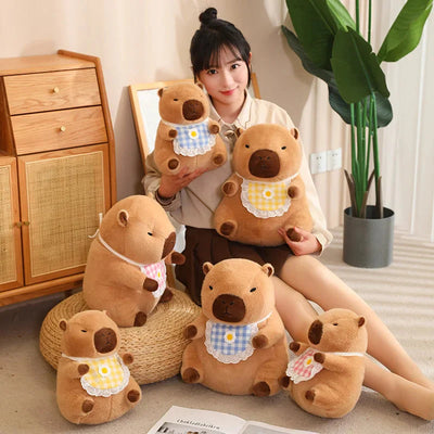 Adorable Baby Capybara Plushie Dress-Up Collection for Kids