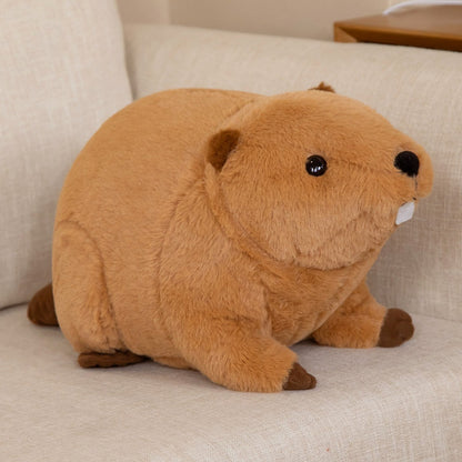 Cuddly Brown Beaver Plush Toy - Billy & Willy Edition