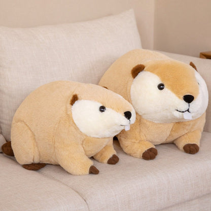 Cuddly Brown Beaver Plush Toy - Billy & Willy Edition