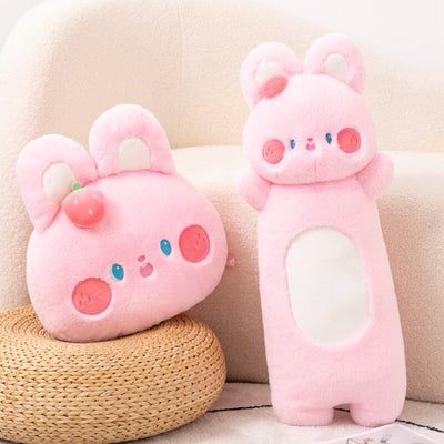 Buttons, l'adorabile e soffice coniglietto rosa di peluche