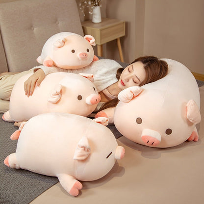 Adorable Chubby Pink Pig Plushies - Just Arrived!