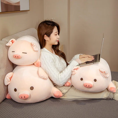 Adorable Chubby Pink Pig Plushies - Just Arrived!