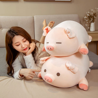 Adorable Chubby Pink Pig Plushies - Just Arrived!