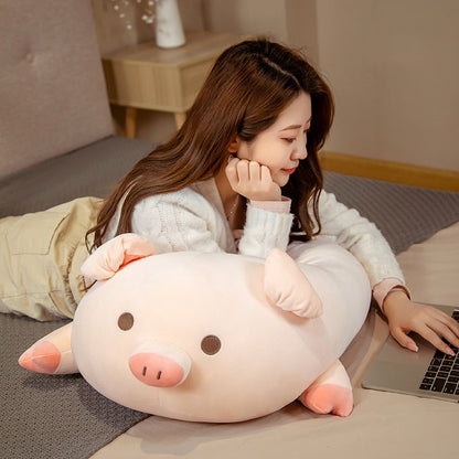 Adorable Chubby Pink Pig Plushies - Just Arrived!