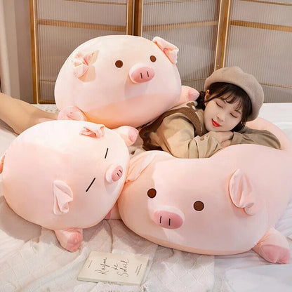 Adorable Chubby Pink Pig Plushies - Just Arrived!