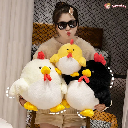Adorable Chunky Chicken Stuffed Animals