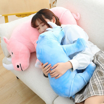 Vibrant & Adorable Rhino Plush Toys for Snuggly Fun