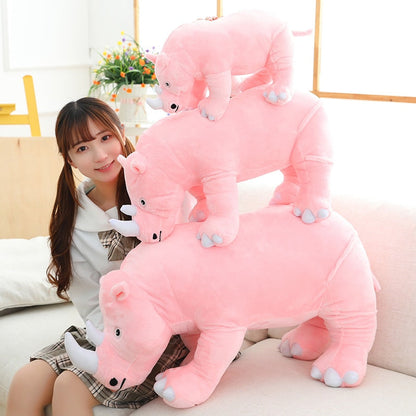 Vibrant & Adorable Rhino Plush Toys for Snuggly Fun