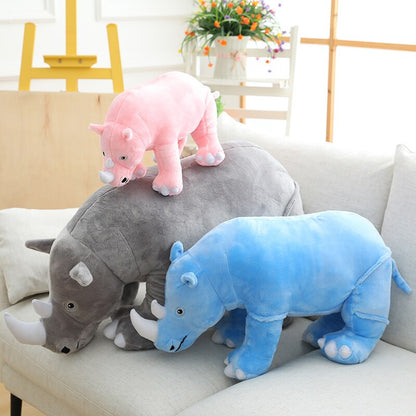 Vibrant & Adorable Rhino Plush Toys for Snuggly Fun