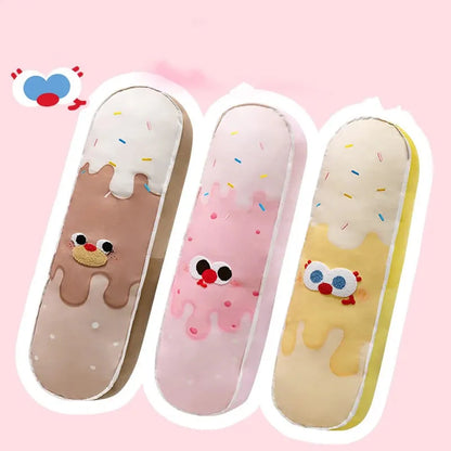 Vibrant Ice Cream Long Plush Pillow Toy